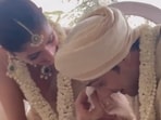 Prateik Babbar gets emotional during his wedding with Priya Banerjee. Prateik Babbar gets emotional during his wedding with Priya Banerjee.
