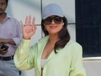 Priyanka Chopra arrives back in Hyderabad. Priyanka Chopra arrives back in Hyderabad.