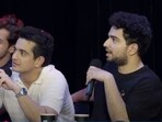 Ranveer Allahbadia with Samay Raina on India's Got Latent. Ranveer Allahbadia with Samay Raina on India's Got Latent.