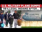 U.S. MILITARY PLANE DUMPS 119 ILLEGAL INDIANS AFTER...