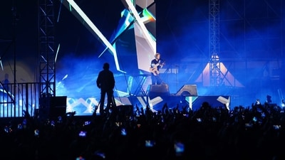 Ed Sheeran, in Pune, took the stage wearing a T-shirt that said 'Pune' celebrating the city, and the crowd erupted in cheers. One of the highlights of the evening was when he paused to express his gratitude. He shared that he has performed twice in India, both times in Mumbai and was excited to bring his music to other cities this time. He also expressed that every visit makes him feel like a tourist exploring India and that he is always grateful for the opportunity to perform for the people of India. Singer-actor Dot, best known for The Archies, opened the India leg of Ed. Ed Sheeran, in Pune, took the stage wearing a T-shirt that said 'Pune' celebrating the city, and the crowd erupted in cheers. One of the highlights of the evening was when he paused to express his gratitude. He shared that he has performed twice in India, both times in Mumbai and was excited to bring his music to other cities this time. He also expressed that every visit makes him feel like a tourist exploring India and that he is always grateful for the opportunity to perform for the people of India. Singer-actor Dot, best known for The Archies, opened the India leg of Ed.