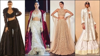 2025 bridal fashion trends feature a shift from classic red to a vibrant mix of soft pastels. (Instagram) 2025 bridal fashion trends feature a shift from classic red to a vibrant mix of soft pastels. (Instagram)