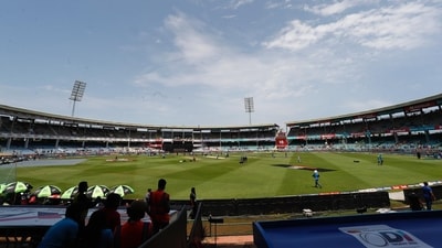 The ACA-VDCA Stadium in Vizag. The ACA-VDCA Stadium in Vizag.