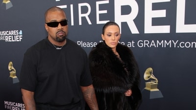 Kanye West and Bianca Censori pose at the red carpet during the 67th Annual Grammy Awards in Los Angeles, California, U.S., February 2, 2025. REUTERS/Daniel Cole (REUTERS)