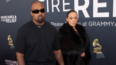 Kanye West and Bianca Censori may be heading for divorce, seeking legal counsel due to the absence of a prenup. 
REUTERS/Daniel Cole (REUTERS)