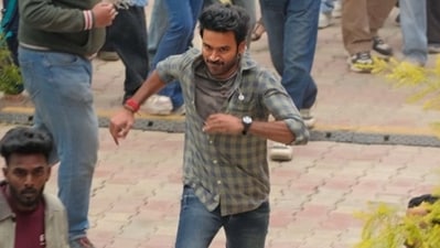Pictures and videos of Dhanush shooting for Tere Ishk Mein in Delhi are circulating on social media. Pictures and videos of Dhanush shooting for Tere Ishk Mein in Delhi are circulating on social media.