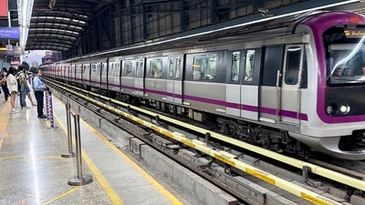 A fare hike of 40-70% has been imposed on Bengaluru metro commuters. (X/@bykarthikreddy)