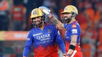 Virat Kohli and Rajat Patidar in action for RCB. (RCB-X) Virat Kohli and Rajat Patidar in action for RCB. (RCB-X)