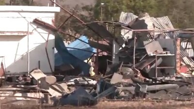A scene from the site of the explosion (ANI) A scene from the site of the explosion (ANI)