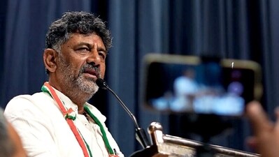 Karnataka Congress president DK Shivakumar. Karnataka Congress president DK Shivakumar.