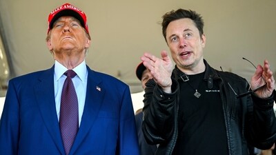 US President Donald Trump with Elon Musk (AP) US President Donald Trump with Elon Musk (AP)