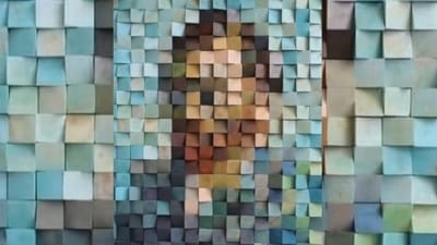 An optical illusion puzzled the Internet with a hidden photo. (Instagram@optical.mind) An optical illusion puzzled the Internet with a hidden photo. (Instagram@optical.mind)