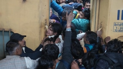 The stampede that caused at least 16 casualties, including children, occurred on platforms 14 and 15 of the New Delhi railway station. (PTI) The stampede that caused at least 16 casualties, including children, occurred on platforms 14 and 15 of the New Delhi railway station. (PTI)
