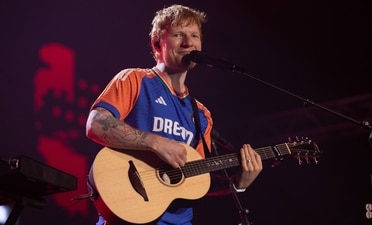 Ed Sheeran performed in Gurugram on Saturday. (Mark Surridge) Ed Sheeran performed in Gurugram on Saturday. (Mark Surridge)