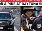 On Camera: Donald Trump Takes A Lap At Daytona 500 In His ‘Beast’ On Camera: Donald Trump Takes A Lap At Daytona 500 In His ‘Beast’