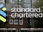 The Standard Chartered bank logo is seen at their headquarters in London, Britain, July 26, 2022.