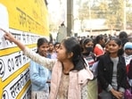 BSEB Bihar Board Matric Exam 2025 Highlights: Class 10, day 1 exam ends. (Santosh Kumar/HT Photo)