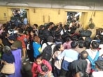 The aftermath of the stampede at New Delhi Railway Station on Saturday, February 15, 2025. Preliminary investigations suggest that overcrowding on platforms, caused by train delays, led to the tragedy.
