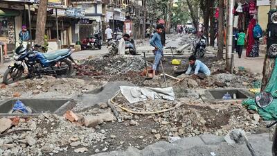 Funds crunch keeps road work on hold in Mira-Bhayander Funds crunch keeps road work on hold in Mira-Bhayander