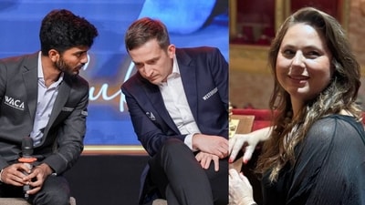 Chess legend Judit Polgar agreed with D Gukesh's chief trainer's explanation. Chess legend Judit Polgar agreed with D Gukesh's chief trainer's explanation.