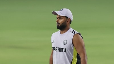 India's Rishabh Pant during practice (REUTERS)