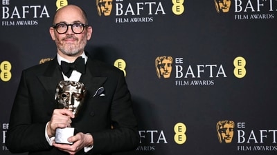 Director Edward Berger poses with the award for Best Film for Conclave during the BAFTA British Academy Film Awards ceremony in London. Director Edward Berger poses with the award for Best Film for Conclave during the BAFTA British Academy Film Awards ceremony in London.