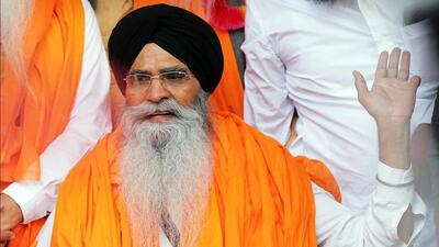 Harjinder Singh Dhami resigned as Shiromani Gurdwara Parbandhak Committee (SGPC) president on Monday and offered to quit as the head of the seven-member committee constituted by the Akal Takht. (HT Photo) Harjinder Singh Dhami resigned as Shiromani Gurdwara Parbandhak Committee (SGPC) president on Monday and offered to quit as the head of the seven-member committee constituted by the Akal Takht. (HT Photo)