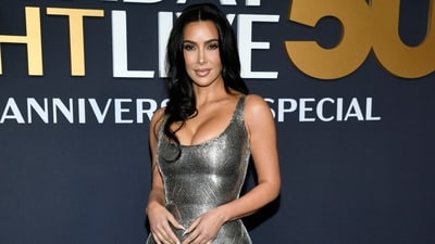 Kim Kardashian attends SNL50: The Anniversary Special at Rockefeller Plaza on Sunday. (Evan Agostini/Invision/AP) Kim Kardashian attends SNL50: The Anniversary Special at Rockefeller Plaza on Sunday. (Evan Agostini/Invision/AP)