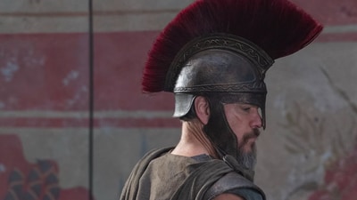 Matt Damon in The Odyssey. Matt Damon in The Odyssey.