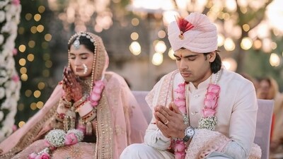 Neeraj Chopra tied the knot with Himani in an intimate ceremony. Neeraj Chopra tied the knot with Himani in an intimate ceremony.