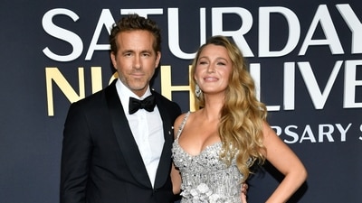 Ryan Reynolds and Blake Lively attend SNL50: The Anniversary Special at Rockefeller Plaza on Sunday. Despite staying out of the public spotlight for a while amid the never-ending It Ends With Us drama, the all-smiles couple walked their first major red carpet, joining a star-packed pool of Saturday Night Live alums and other A-listers stepping out for the big night. (Evan Agostini/Invision/AP) Ryan Reynolds and Blake Lively attend SNL50: The Anniversary Special at Rockefeller Plaza on Sunday. Despite staying out of the public spotlight for a while amid the never-ending It Ends With Us drama, the all-smiles couple walked their first major red carpet, joining a star-packed pool of Saturday Night Live alums and other A-listers stepping out for the big night. (Evan Agostini/Invision/AP)