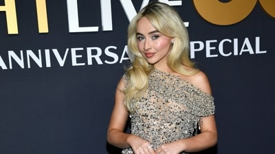 Sabrina Carpenter attends SNL50: The Anniversary Special at Rockefeller Plaza on Sunday. (Evan Agostini/Invision/AP) Sabrina Carpenter attends SNL50: The Anniversary Special at Rockefeller Plaza on Sunday. (Evan Agostini/Invision/AP)