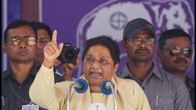 The BSP chief also said the “overwhelming dominance of the BJP and AAP under government protection” made conditions unfavourable for her party in the Delhi elections. (File Photo) The BSP chief also said the “overwhelming dominance of the BJP and AAP under government protection” made conditions unfavourable for her party in the Delhi elections. (File Photo)
