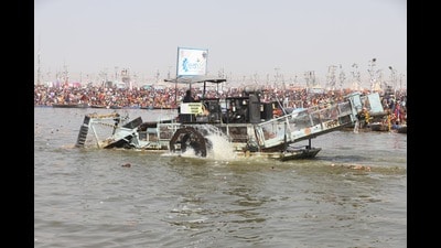 The local administration has successfully treated wastewater from over 1.5 lakh toilets daily, ensuring zero discharge into the river (HT Photo)