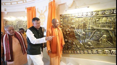 The murals that were unveiled (Deepak Gupta/HT)