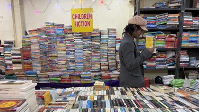 Vishal Nagraj in a bookstore in the city. (HT Photo) Vishal Nagraj in a bookstore in the city. (HT Photo)