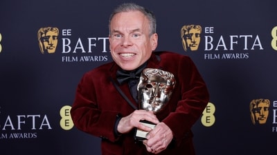 Warwick Davis poses with the BAFTA fellowship award at the 78th British Academy Film Awards, BAFTA's, in London. (Joel C Ryan/Invision/AP) Warwick Davis poses with the BAFTA fellowship award at the 78th British Academy Film Awards, BAFTA's, in London. (Joel C Ryan/Invision/AP)