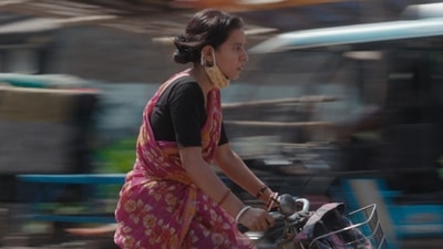 Tillotama Shome plays a housemaid named Maya in Baksho Bondi.