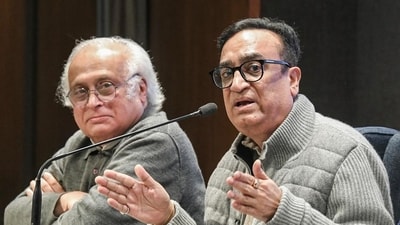 Congress leaders Ajay Maken and Jairam Ramesh (ANI/File) Congress leaders Ajay Maken and Jairam Ramesh (ANI/File)