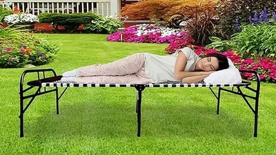 Foldable beds are a good way to relax while travelling. Foldable beds are a good way to relax while travelling.