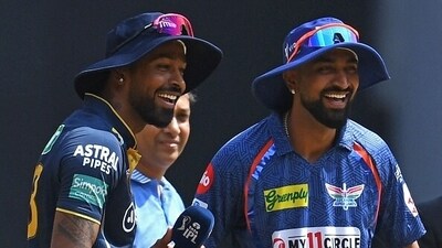 Hardik Pandya (L) and Krunal Pandya from last year's IPL (Getty) Hardik Pandya (L) and Krunal Pandya from last year's IPL (Getty)