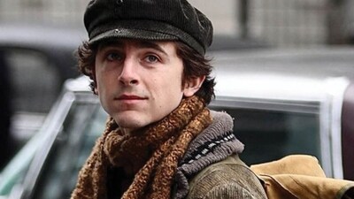 Timothee Chalamet plays a young Bob Dylan in A Complete Unknown. Timothee Chalamet plays a young Bob Dylan in A Complete Unknown.
