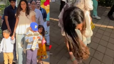 Shloka Mehta was spotted at Randhir Kapoor’s birthday, picking up litter dropped by kid. (Instagram/varindertchawla) Shloka Mehta was spotted at Randhir Kapoor’s birthday, picking up litter dropped by kid. (Instagram/varindertchawla)