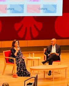 Nita Ambani attends a conference at the Harvard University. Nita Ambani attends a conference at the Harvard University.