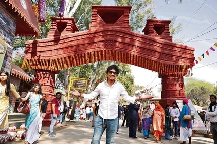 Papon has visited the Surajkund Mela since his DU days at Motilal Nehru and Ramjas colleges, (Photo: Manoj Verma/HT)