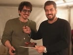Salman Khan wishes Sajid Nadiadwala on his birthday. Salman Khan wishes Sajid Nadiadwala on his birthday.