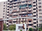 The Signature View Apartment at Mukherjee Nagar. (Sanjeev Verma/HT Photo) The Signature View Apartment at Mukherjee Nagar. (Sanjeev Verma/HT Photo)