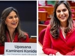 Upasana Kamineni Konidela was all smiles as she attended the Harvard India Business Forum 2025.