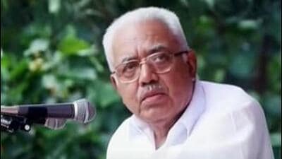 A screengrab from the AI-generated video put out by the CPI(M). A screengrab from the AI-generated video put out by the CPI(M).