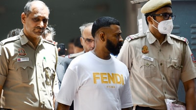 Conman Sukesh Chandrashekhar (ANI file photo) Conman Sukesh Chandrashekhar (ANI file photo)